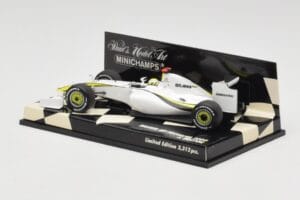 Brawn GP Mercedes BGP001 #22 J. Button Showcar 2009 Minichamps 1:43 400090092 Metal - imagen 3 de 5