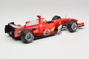 Ferrari 248 F1 #5 M. Schumacher German GP Hockenheimring 2006 Hot Wheels 1:18 J2887 Metal - imagen 2 de 6