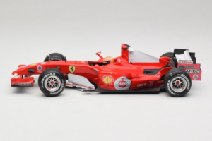 Ferrari 248 F1 #5 M. Schumacher German GP Hockenheimring 2006 Hot Wheels 1:18 J2887 Metal - imagen 3 de 6
