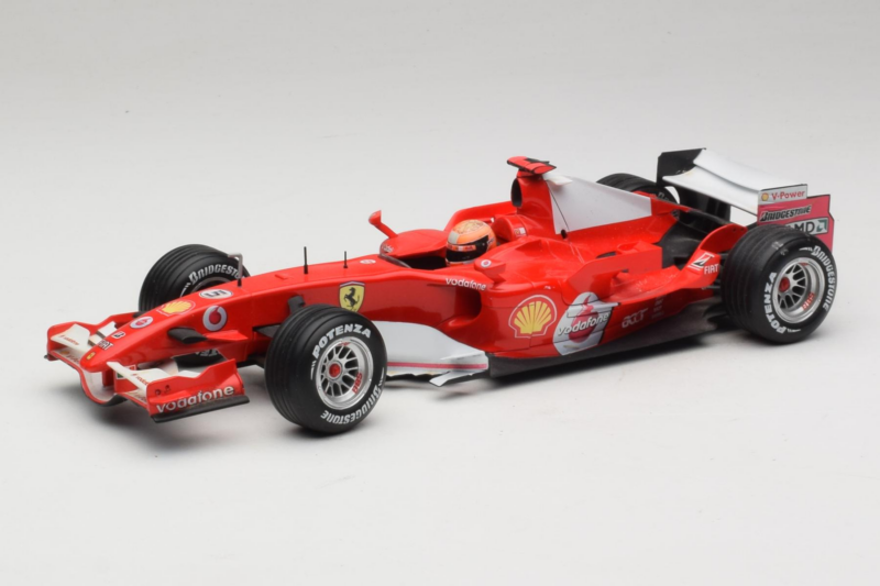 Ferrari 248 F1 #5 M. Schumacher German GP Hockenheimring 2006 Hot Wheels 1:18 J2887 Metal