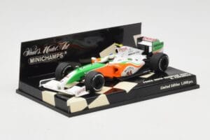 Force India Mercedes VJM02 #21 G. Fisichella Showcar 2009 Minichamps 1:43 400090091 Metal - imagen 2 de 5