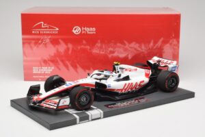 Haas VF-22 #47 M. Schumacher British GP 2022 Minichamps 1:18 117221047 Resina - imagen 7 de 7