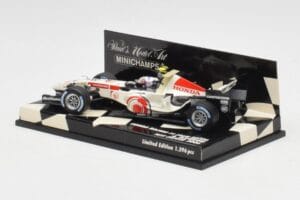 Honda RA106 A. Davidson Test Driver F1 2006 Minichamps 1:43 400060036 Metal - imagen 3 de 5