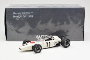Honda RA272 #11 R. Ginther Mexican Grand Prix 1965 AUTOart 1:18 86597 Metal - imagen 8 de 8