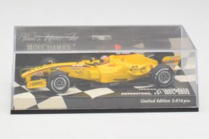 Jordan EJ15 S. Yamamoto F1 Silverstone Test 2005 Minichamps 1:43 400050239 Metal - imagen 5 de 6
