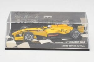 Jordan Ford EJ13 S. Motoyama Suzuka Test 2003 Minichamps 1:43 400030036 Metal - imagen 5 de 5