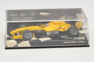Jordan EJ14 Ford #19 T. Glock Jordan Ford F1 Team 2004 Minichamps 1:43 400040039 Metal - imagen 4 de 5