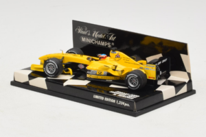 Jordan EJ14 Ford #18 N. Heidfeld Jordan Ford F1 Team Showcar 2004 Minichamps 1:43 400040088 Metal - imagen 3 de 5