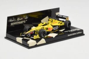 Jordan Honda EJ11 #7 H-H. Frentzen F1 2001 Minichamps 1:43 400010011 Metal - imagen 2 de 5