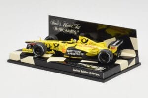 Jordan Honda EJ11 #7 H-H. Frentzen F1 2001 Minichamps 1:43 400010011 Metal - imagen 3 de 5