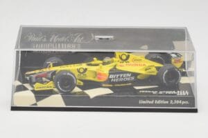 Jordan Honda EJ11 #7 H-H. Frentzen F1 2001 Minichamps 1:43 400010011 Metal - imagen 5 de 5