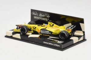 Jordan Honda EJ11 #11 J. Trulli F1 2001 Minichamps 1:43 400010012 Metal - imagen 3 de 5