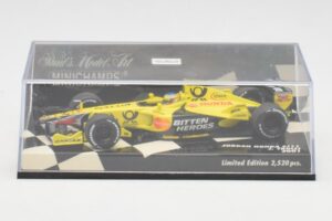 Jordan Honda EJ11 #11 J. Trulli F1 2001 Minichamps 1:43 400010012 Metal - imagen 5 de 5