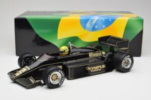 Lotus Renault 97T John Player Special #12 A. Senna Portuguese GP 1985 1st Victory Minichamps 1:12 540851292 Metal - imagen 8 de 8