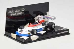 March Ford 751 #28 M. Donohue Race Car 1975 Minichamps 1:43 430750028 Metal - imagen 2 de 5
