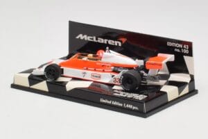 McLaren Ford M26 B. Giacomelli British GP 1978 Minichamps 1:43 530784333 Metal - imagen 3 de 5