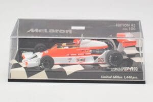 McLaren Ford M26 B. Giacomelli British GP 1978 Minichamps 1:43 530784333 Metal - imagen 5 de 5