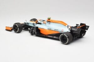 McLaren MCL35M #4 L. Norris Monaco GP 2021 Minichamps 1:18 530212404 Metal - imagen 5 de 7