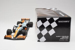 McLaren MCL35M #4 L. Norris Monaco GP 2021 Minichamps 1:18 530212404 Metal - imagen 7 de 7