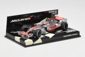 McLaren Mercedes MP4-23 #23 H. Kovalainen Showcar 2008 Minichamps 1:43 530084393 Metal - imagen 2 de 5