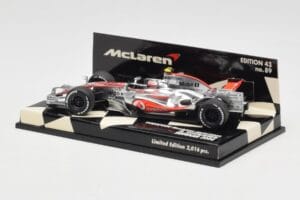 McLaren Mercedes MP4-23 #23 H. Kovalainen Showcar 2008 Minichamps 1:43 530084393 Metal - imagen 3 de 5
