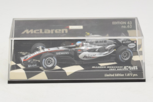 McLaren MP4-20 Mercedes A. Wurz F1 2005 Minichamps 1:43 530054355 Metal - imagen 4 de 5
