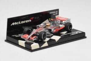 McLaren Mercedes MP4-22 #2 L. Hamilton Race Car 2007 Minichamps 1:43 530074302 Metal - imagen 2 de 5