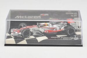 McLaren Mercedes MP4-22 #2 L. Hamilton Race Car 2007 Minichamps 1:43 530074302 Metal - imagen 5 de 5
