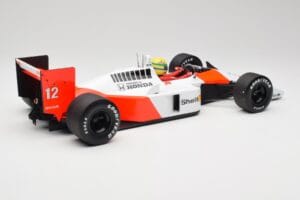 McLaren Honda MP4/4 Marlboro #12 A. Senna F1 World Champion 1988 Minichamps 1:12 540881212 Metal - imagen 2 de 6