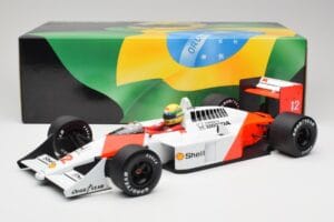 McLaren Honda MP4/4 Marlboro #12 A. Senna F1 World Champion 1988 Minichamps 1:12 540881212 Metal - imagen 6 de 6