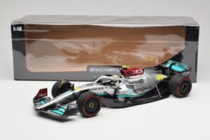 Mercedes AMG W13 E Performance Petronas #44 L. Hamilton Spanish GP 2022 Minichamps 1:18 110220044 Metal - imagen 7 de 7
