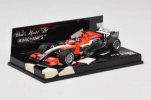 MF1 Toyota M16 #20 C. Albers F1 2006 Minichamps 1:43 400060019 Metal - imagen 2 de 5