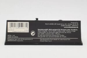 Minardi Cosworth PS03 #19 G. Bruni F1 2003 Minichamps 1:43 400030139 Metal - imagen 4 de 5