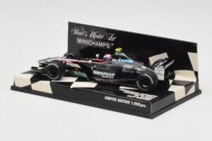 Minardi Cosworth PS03 M. Bobbi Test Car 2003 Minichamps 1:43 400030039 Metal - imagen 4 de 5