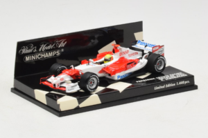 Toyota TF106 Panasonic #11 R. Schumacher Panasonic Toyota Racing Showcar 2006 Minichamps 1:43 400060077 Metal - imagen 2 de 5