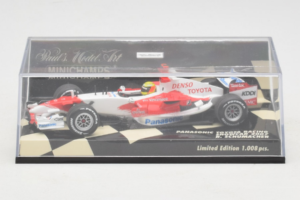 Toyota TF107 Panasonic #11 R. Schumacher Panasonic Toyota Racing Showcar 2007 Minichamps 1:43 400070081 Metal - imagen 5 de 5