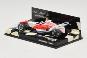 Toyota T. Glock Panasonic Toyota Racing Showcar F1 2008 Minichamps 1:43 400080082 Metal - imagen 3 de 5