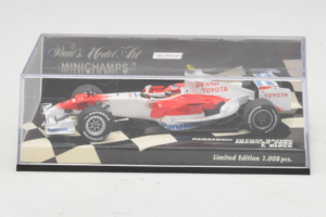 Toyota T. Glock Panasonic Toyota Racing Showcar F1 2008 Minichamps 1:43 400080082 Metal - imagen 5 de 5