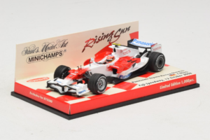 Panasonic Toyota Racing TF108 T. Glock F1 Showcar 2008 Minichamps 1:43 403080082 Metal - imagen 2 de 5