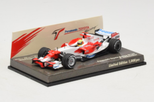 Toyota TF107 #11 R. Schumacher Panasonic Toyota Racing F1 2007 Minichamps 1:43 AM601286 Metal - imagen 2 de 5