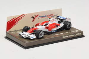 Toyota TF108 Panasonic #12 J. Trulli F1 2008 Minichamps 1:43 AM611513 Metal - imagen 2 de 5