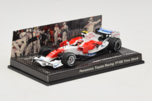 Toyota TF108 #17 T. Glock Panasonic Toyota Racing F1 2008 Minichamps 1:43 AM61152 Metal - imagen 2 de 6