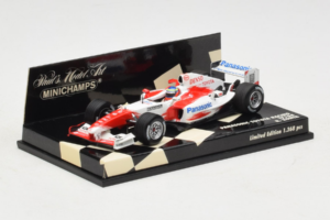 Toyota TF104 Panasonic #16 R. Zonta Panasonic Toyota Racing 2004 Minichamps 1:43 400040116 Metal - imagen 2 de 5