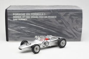 Porsche 804 #30 D. Gurney French Grand Prix 1962 AUTOart 1:18 86271 Metal - imagen 6 de 6