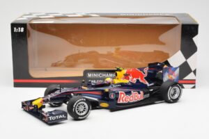Red Bull RB6 #7 M. Webber Red Bull Racing Showcar 2010 Minichamps 1:18 150100076-R1 Metal - imagen 6 de 6