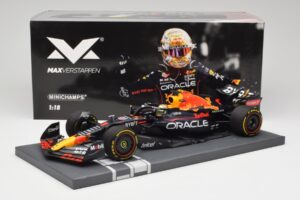 Oracle Red Bull Racing RB18 #33 M. Verstappen Mexican GP 2022 Minichamps 1:18 113222001 Resina - imagen 7 de 7