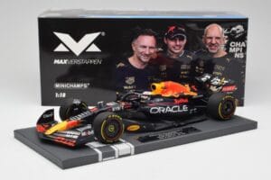Red Bull RB18 Oracle #1 M. Verstappen US GP 2022 Winner Minichamps 1:18 113221901 Resina - imagen 7 de 7