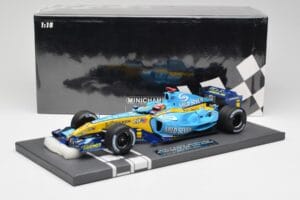 Renault F1 Team R25 #5 F. Alonso 3rd Place Brazil GP 2005 World Champion Minichamps 1:18 117051705 Metal - imagen 7 de 7