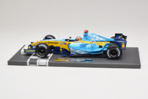 Renault R25 #5 F. Alonso 2do Puesto GP de Bélgica 2005 Minichamps 1:18 117051605 Metal