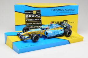 Renault R25 #5 F. Alonso Brazil GP F1 World Champion 2005 Minichamps 1:18 147051705 Metal - imagen 6 de 6